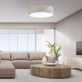 Lampa sufitowa KANTOOR gwint E27 moc 15W styl klasyczny klosz abażur | biały 6195 TK Lighting