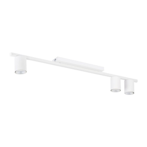 Lampa sufitowa biała z 3 reflektorkami na listwie LOGAN 4570 TK Lighting