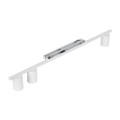Lampa sufitowa biała z 3 reflektorkami na listwie LOGAN 4570 TK Lighting