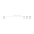 LOGAN WHITE LAMPA SUFITOWA 4 4571 TK Lighting
