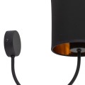 Kinkiet elegancki klasyczny czarno-złoty do salonu 4593 TK Lighting