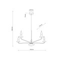LIMAL LAMPA WISZĄCA 5 4612 TK Lighting