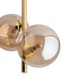Lampa sufitowa ESTERA gwint G9 moc 6 W styl loftowy szklany klosz | złoty 4547 TK lighting