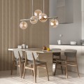 Lampa wisząca ESTERA gwint G9 moc 6 W styl nowoczesny szklany klosz | czarny 4549 TK lighting