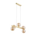 Lampa wisząca ESTERA gwint G9 moc 6 W styl nowoczesny szklany klosz | czarny 4549 TK lighting