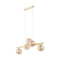 Lampa wisząca ESTERA gwint G9 moc 6 W styl nowoczesny szklany klosz | czarny 4549 TK lighting