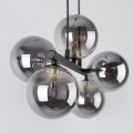 Lampa wisząca nowoczesna z 5 szklanymi kloszami na listwie 6707 TK Lighting
