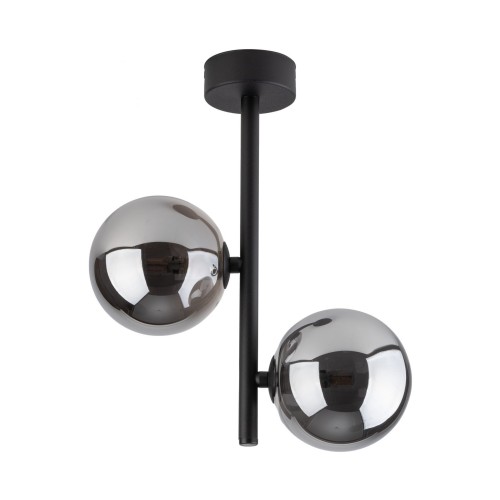 Lampa sufitowa czarna ze szklanymi kloszami ESTERA BLACK 6706 TK Lighting