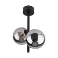 Lampa sufitowa czarna ze szklanymi kloszami ESTERA BLACK 6706 TK Lighting