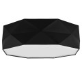 Lampa sufitowa do salonu, geometryczny, czarny abażur 1567 TK Lighting