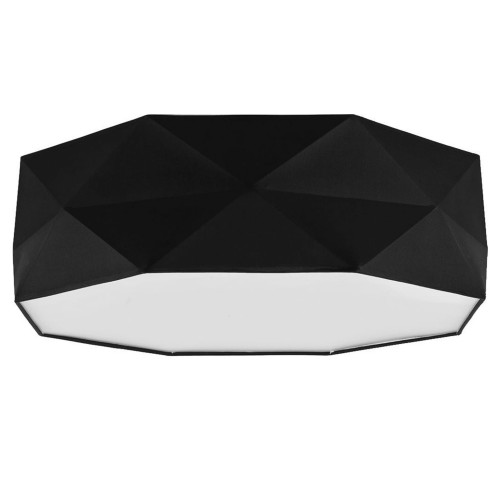 Lampa sufitowa do salonu, geometryczny, czarny abażur 1567 TK Lighting