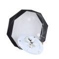 Lampa sufitowa do salonu, geometryczny, czarny abażur 1567 TK Lighting