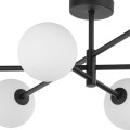 Lampa sufitowa SARIUS gwint G9 moc 6 W styl loftowy szklany klosz | czarny 4734 TK lighting