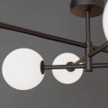Lampa sufitowa SARIUS gwint G9 moc 6 W styl loftowy szklany klosz | czarny 4734 TK lighting