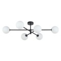Lampa sufitowa SARIUS gwint G9 moc 6 W styl loftowy szklany klosz | czarny 4734 TK lighting