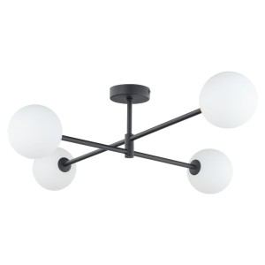 Lampa sufitowa SARIUS gwint G9 moc 6 W styl nowoczesny szklany klosz | czarny 4735 TK lighting