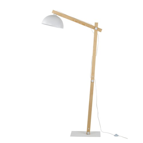 Lampa podłogowa na drewnianej nodze styl skandynawski OSLO 5592 TK Lighting