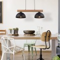 Lampa wisząca w stylu rustykalnym na E27 OSLO telatowe klosze 4711 TK Lighting