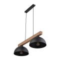 Lampa wisząca w stylu rustykalnym na E27 OSLO telatowe klosze 4711 TK Lighting