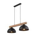Lampa wisząca w stylu rustykalnym na E27 OSLO telatowe klosze 4711 TK Lighting
