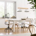 Lampa wisząca skandynawski styl białe metalowe klosze OSLO 4713 TK Lighting
