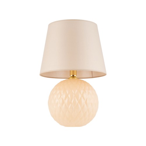 Lampka nocna stołowa elegancka do salonu SANTANA ECRU 5591 TK Lighting