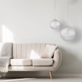 Lampa wisząca CADIX gwint G9 moc 6 W styl nowoczesny szklany klosz | złoty 4609 TK lighting