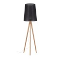 Lampa podłogowa nowoczesna z czarnym abażurem WALZ BLACK 5599 TK Lighting
