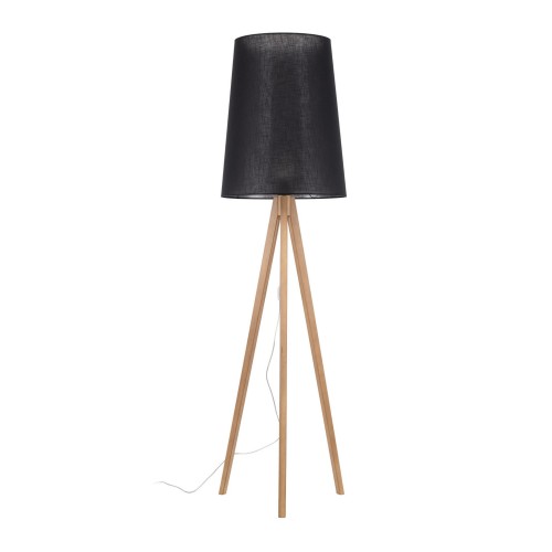 Lampa podłogowa nowoczesna z czarnym abażurem WALZ BLACK 5599 TK Lighting
