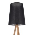 Lampa podłogowa nowoczesna z czarnym abażurem WALZ BLACK 5599 TK Lighting