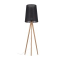 Lampa podłogowa nowoczesna z czarnym abażurem WALZ BLACK 5599 TK Lighting