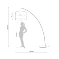 Lampa podłogowa minimalistyczna do salonu MOBY NATURE 1 PŁ 5486 TK Lighting