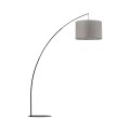 Lampa podłogowa wędka z szarym kloszem nowoczesna MOBY 5487 TK Lighting