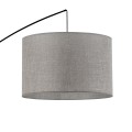 Lampa podłogowa wędka z szarym kloszem nowoczesna MOBY 5487 TK Lighting