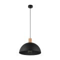 Lampa wisząca nad stolik w salonie czarny klosz na E27 OSLO 4852 TK Lighting