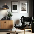 Lampa wisząca nad stolik w salonie czarny klosz na E27 OSLO 4852 TK Lighting