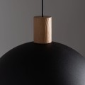 Lampa wisząca nad stolik w salonie czarny klosz na E27 OSLO 4852 TK Lighting
