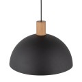 Lampa wisząca nad stolik w salonie czarny klosz na E27 OSLO 4852 TK Lighting