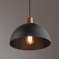 Lampa wisząca nad stolik w salonie czarny klosz na E27 OSLO 4852 TK Lighting