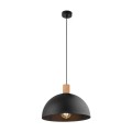 Lampa wisząca nad stolik w salonie czarny klosz na E27 OSLO 4852 TK Lighting