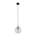 Lampa wisząca szklany klosz na E27 DEVI TRANSPARENT do salonu 4646 TK Lighting