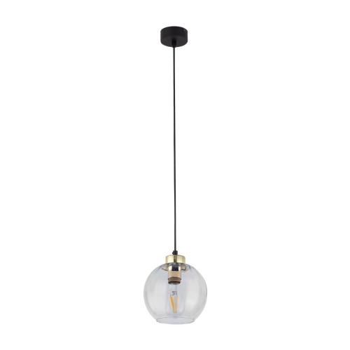 Lampa wisząca szklany klosz na E27 DEVI TRANSPARENT do salonu 4646 TK Lighting