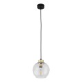 Lampa wisząca szklany klosz na E27 DEVI TRANSPARENT do salonu 4646 TK Lighting