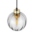Lampa wisząca szklany klosz na E27 DEVI TRANSPARENT do salonu 4646 TK Lighting