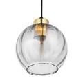 Lampa wisząca szklany klosz na E27 DEVI TRANSPARENT do salonu 4646 TK Lighting