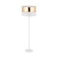 Lampa podłogowa styl hampton glamour biało-złota 159cm 5074 TK Lighting