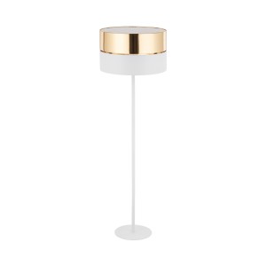 Lampa podłogowa styl hampton glamour biało-złota 159cm 5074 TK Lighting