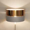 Lampa podłogowa styl hampton glamour biało-złota 159cm 5074 TK Lighting
