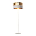 Lampa podłogowa styl hampton glamour biało-złota 159cm 5074 TK Lighting