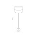Lampa podłogowa styl hampton glamour biało-złota 159cm 5074 TK Lighting